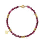 Pulsera Perlas Con Charm Mariposa Con Baño De Oro - Tanya Moss