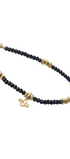 Pulsera Plata 925 Spinel Con Mariposa Dorada - Tanya Moss