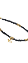 Pulsera Plata 925 Spinel Con Mariposa Dorada - Tanya Moss