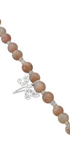Pulsera Básica Piedra Sol Y Opalo Rosa Charm Libelula - Tanya Moss