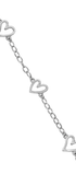 Pulsera Plata 925 Latidos Corazones - Tanya Moss