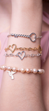 Pulsera Plata 925 Latidos Corazones - Tanya Moss