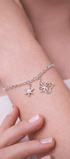 Pulsera Plata 925 MIA Mariposa Y Estrella Con Circonias - Tanya Moss