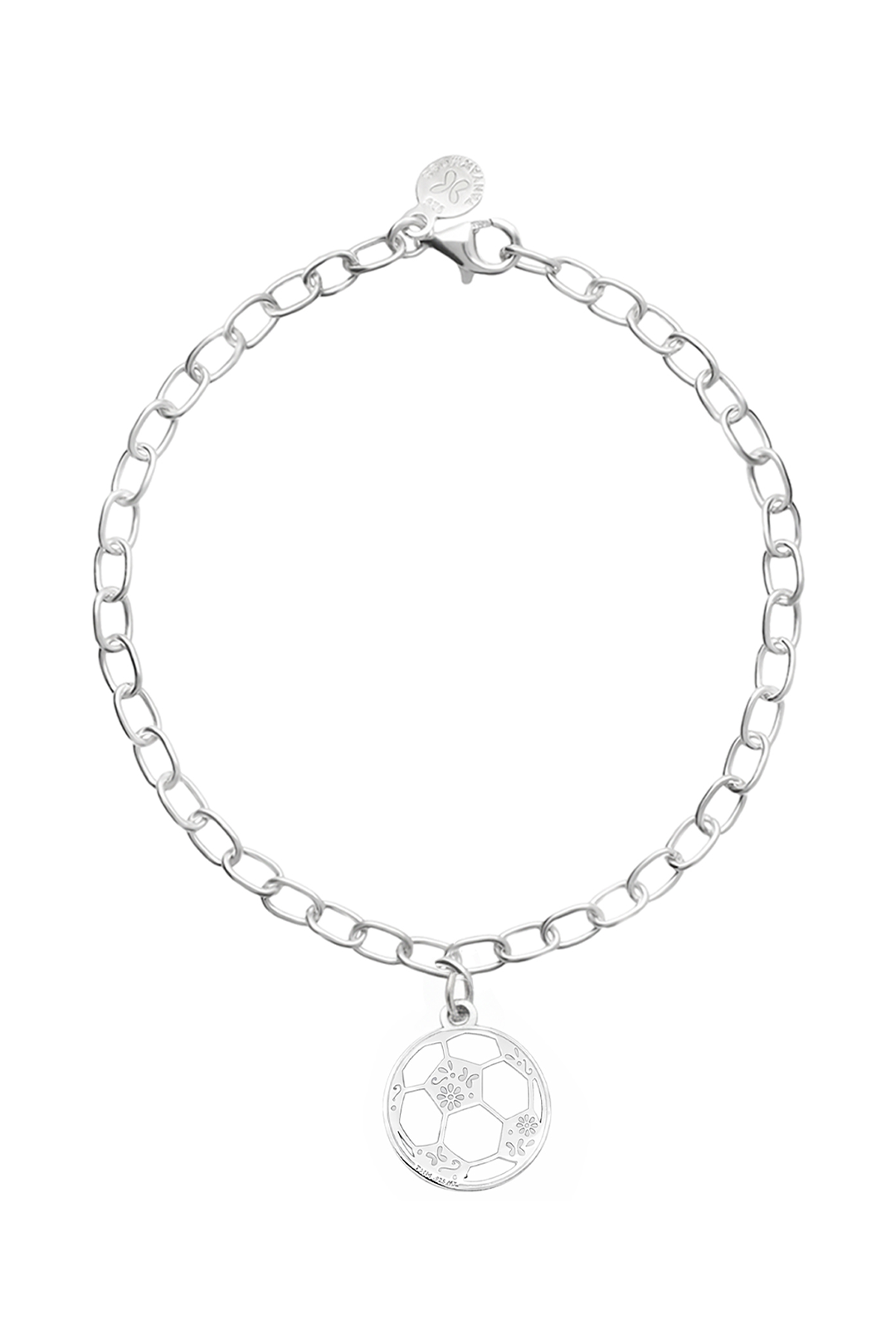 Pulsera Plata 925 Balón Mexicanizado Mundial