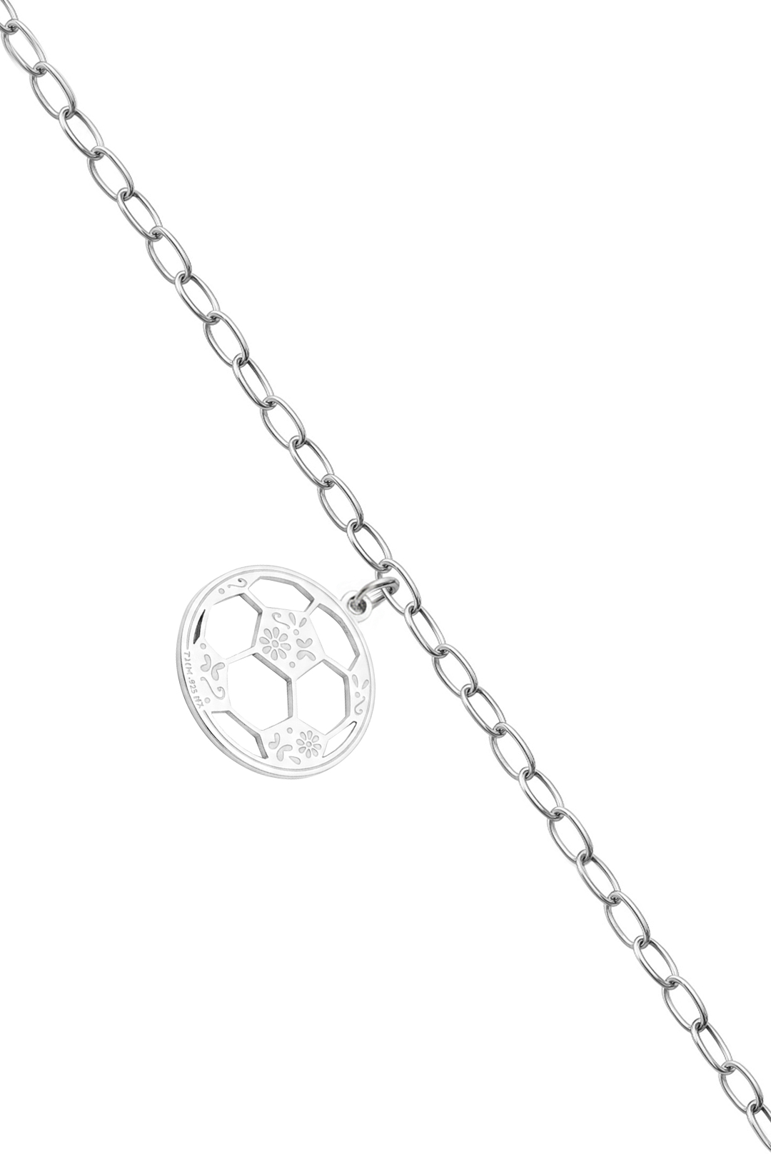 Pulsera Mujer Plata 925 Balón Mexicanizado Mundial - Tanya Moss