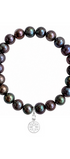 Pulsera Plata 925 Petit Perlas Moradas Y Charm Estrella - Tanya Moss