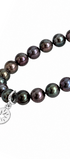 Pulsera Plata 925 Petit Perlas Moradas Y Charm Estrella - Tanya Moss