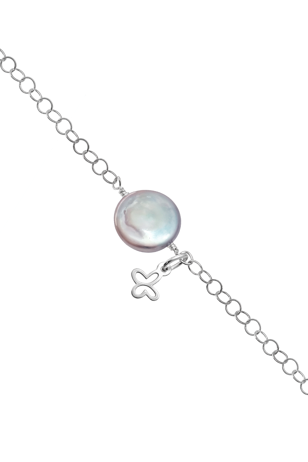 Pulsera Mariposa Mini Perla Coin