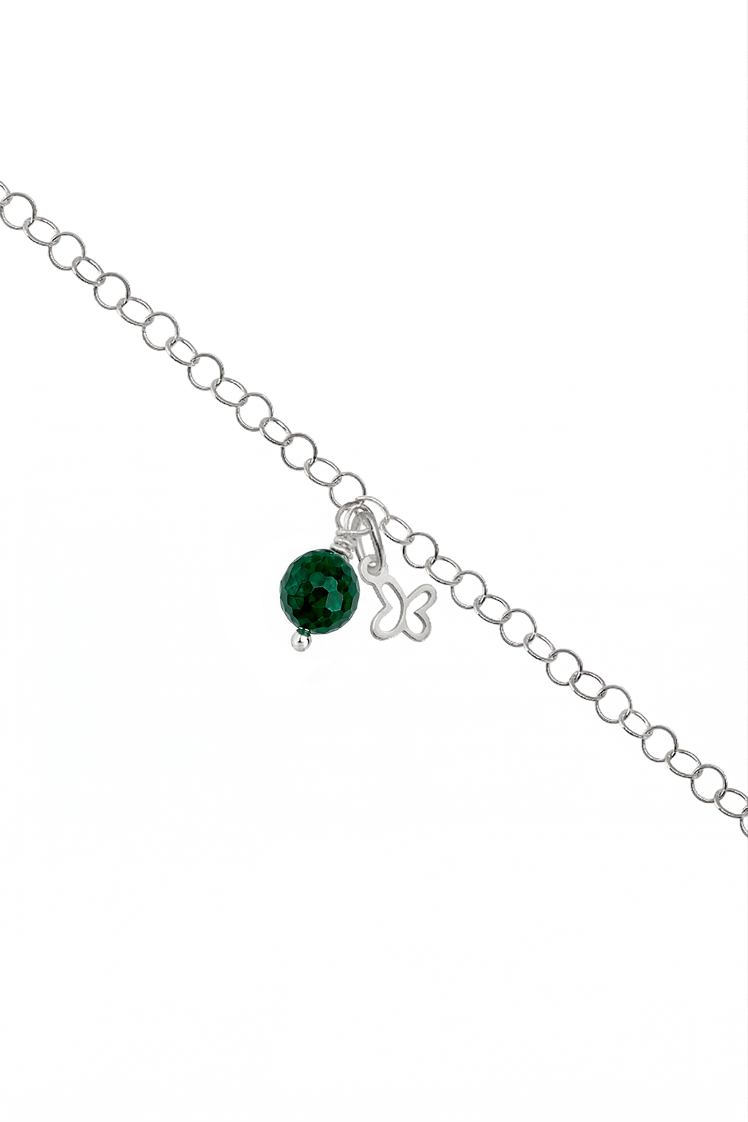 Pulsera Mariposa Mini Jade Africano