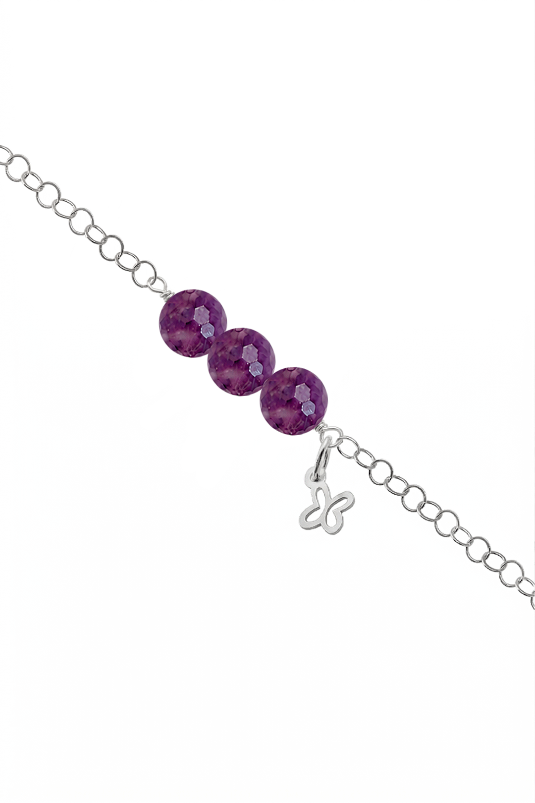 Pulsera Mariposa Mini 3 Lepidolita
