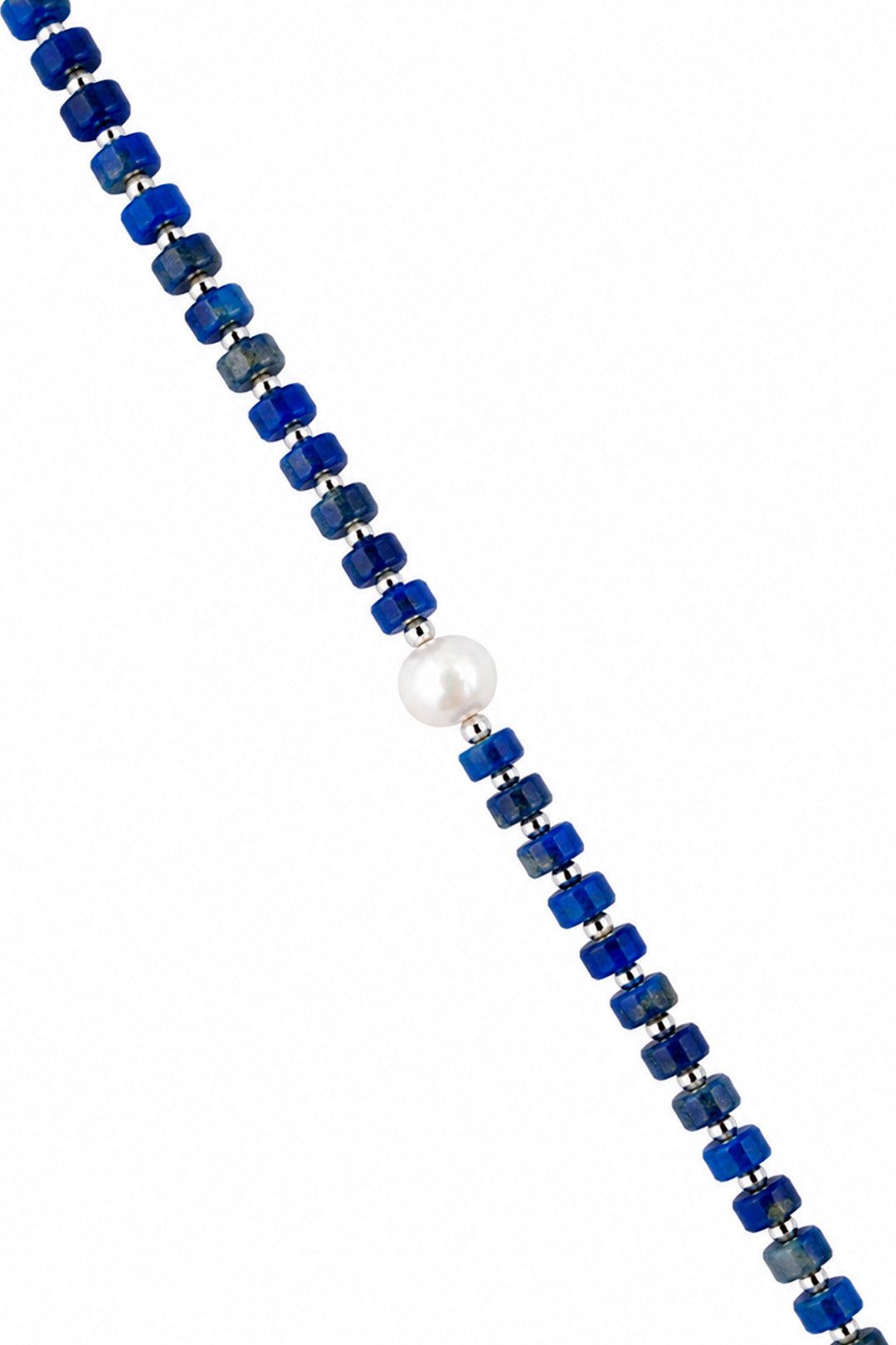 Pulsera Lapizlazuli Pirita Y Perla