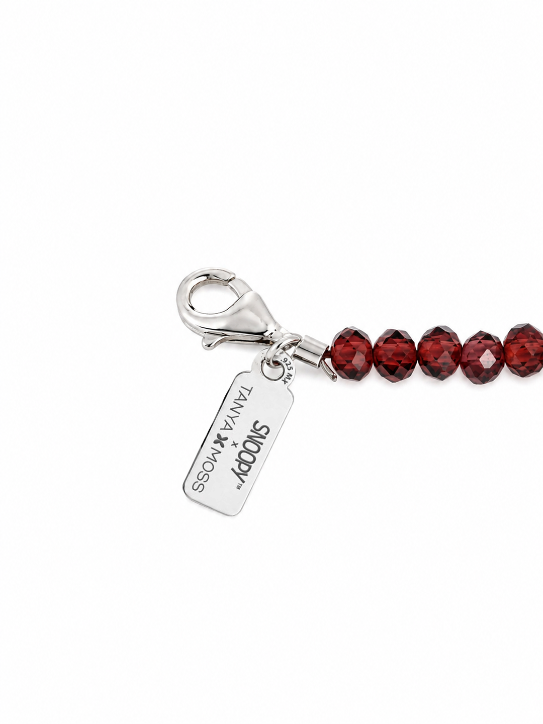 Pulsera Snoopy Y Granate