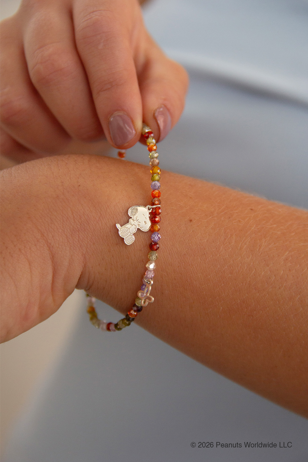 Pulsera Snoopy Y Circonia