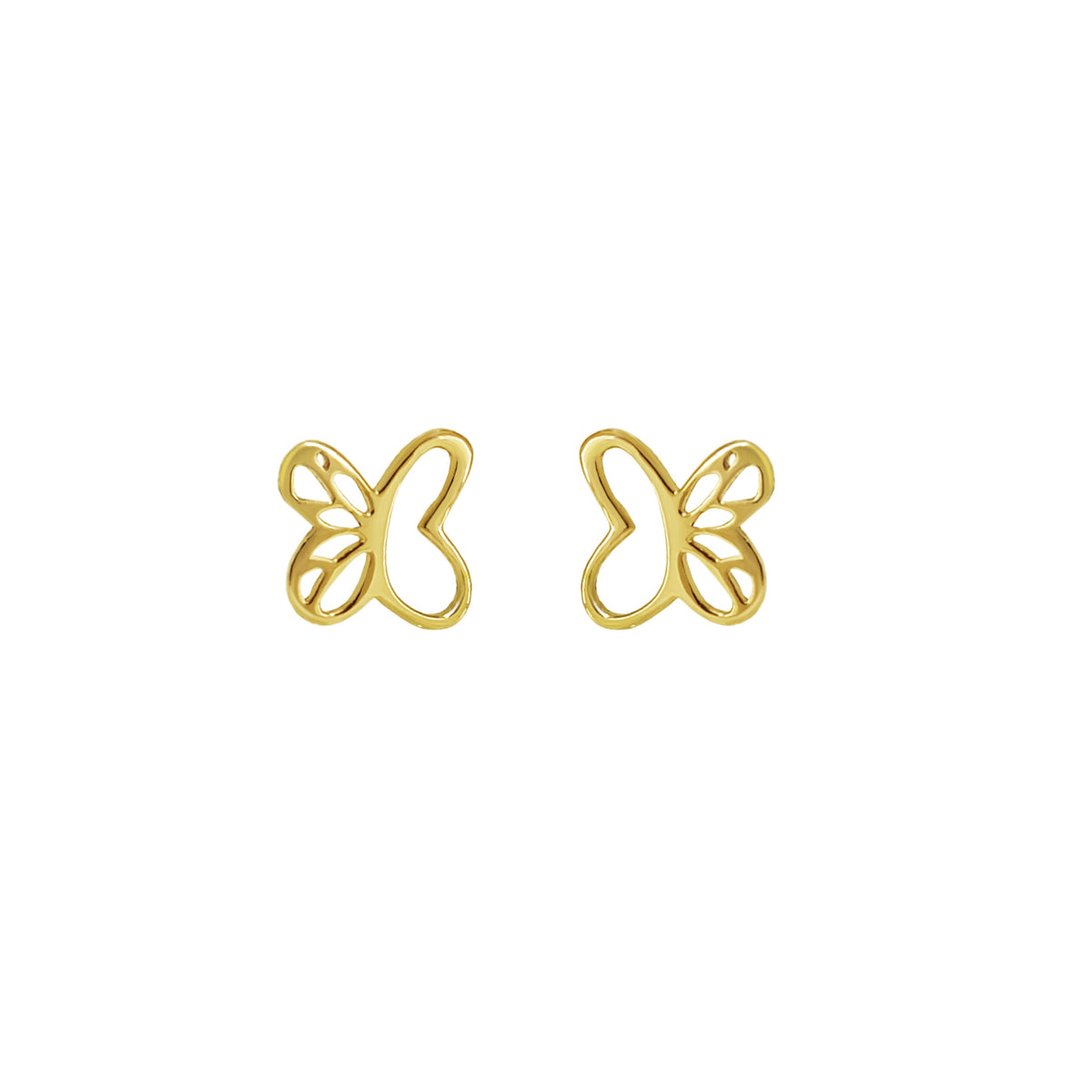 Broquel Monarca Bebe Oro 14k