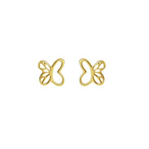 Broquel Monarca Bebe Oro 14k