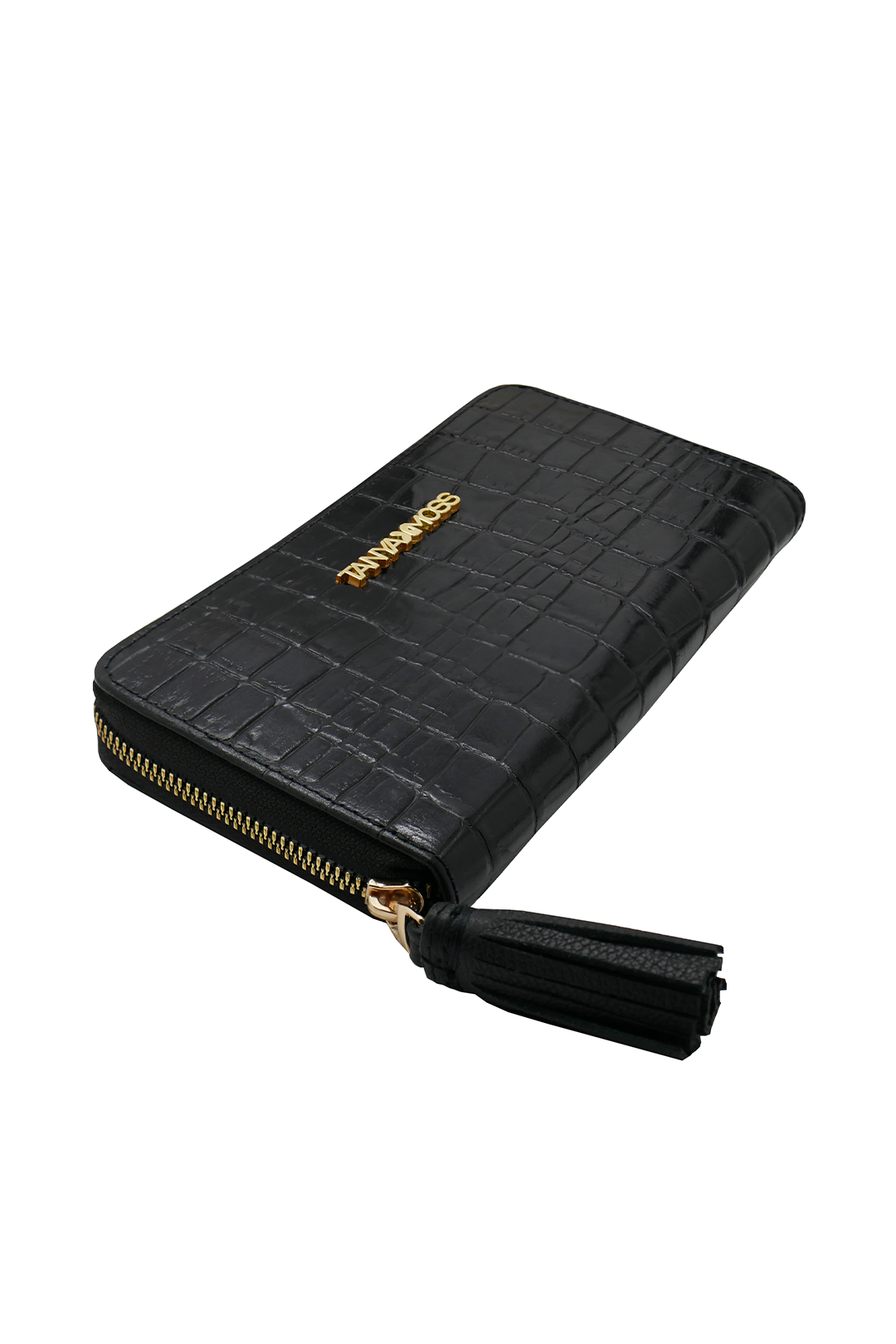 Cartera De Piel Negra