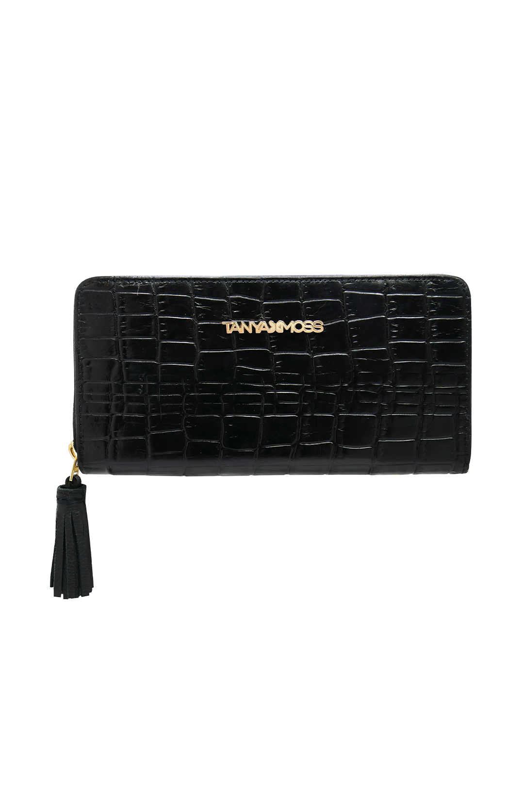 Cartera Negra Pompon Chico