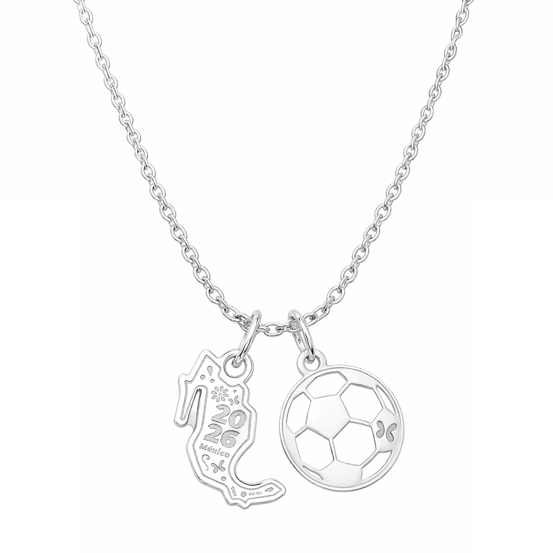 Dije Plata 925 Balón 2026 y Charm México