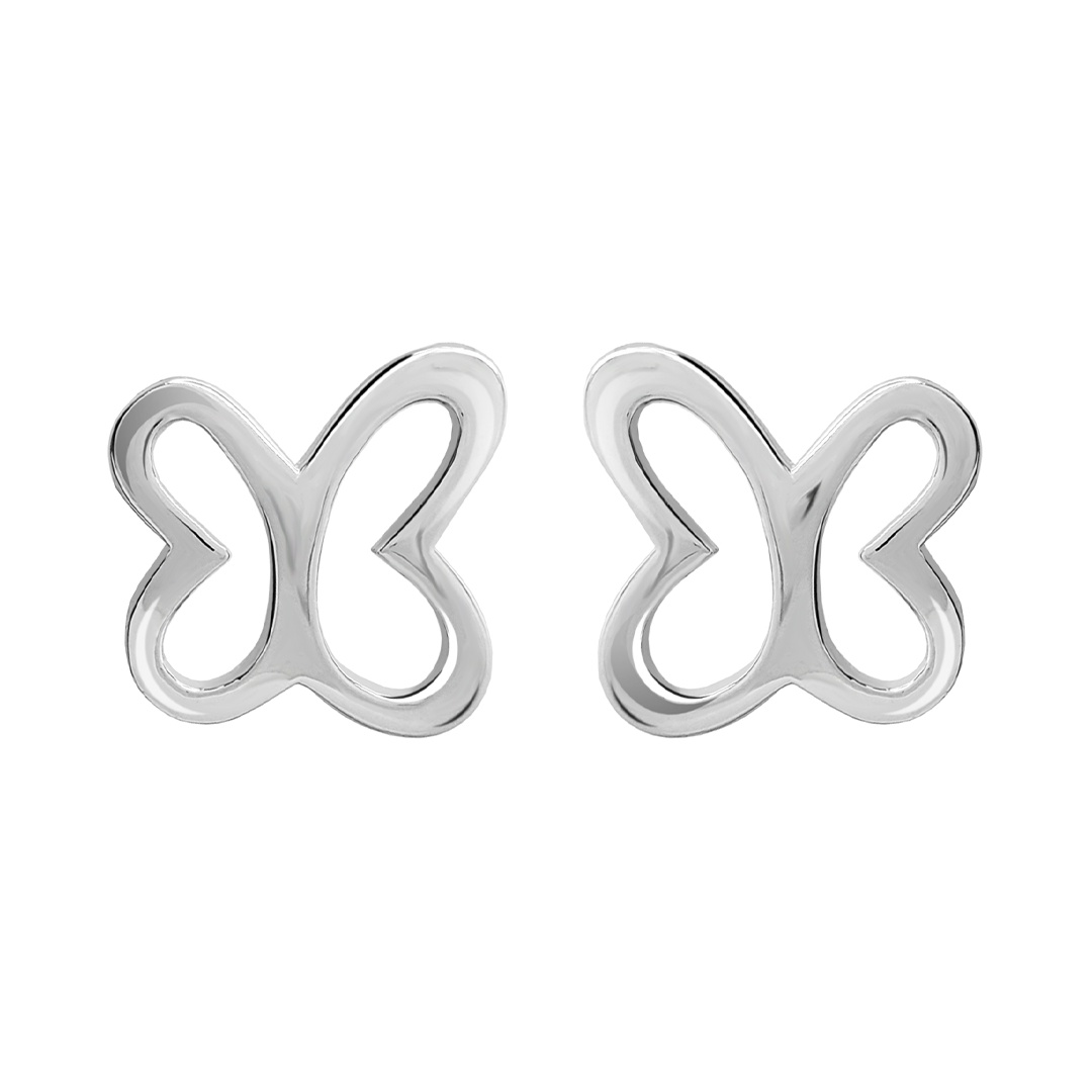 Broqueles Mujer Plata 925 Esenciales Mariposa - Tanya Moss