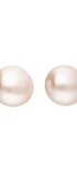 Broqueles Mujer Plata 925 Perla Boton Rosa Anamora por Tanya Moss - Tanya Moss