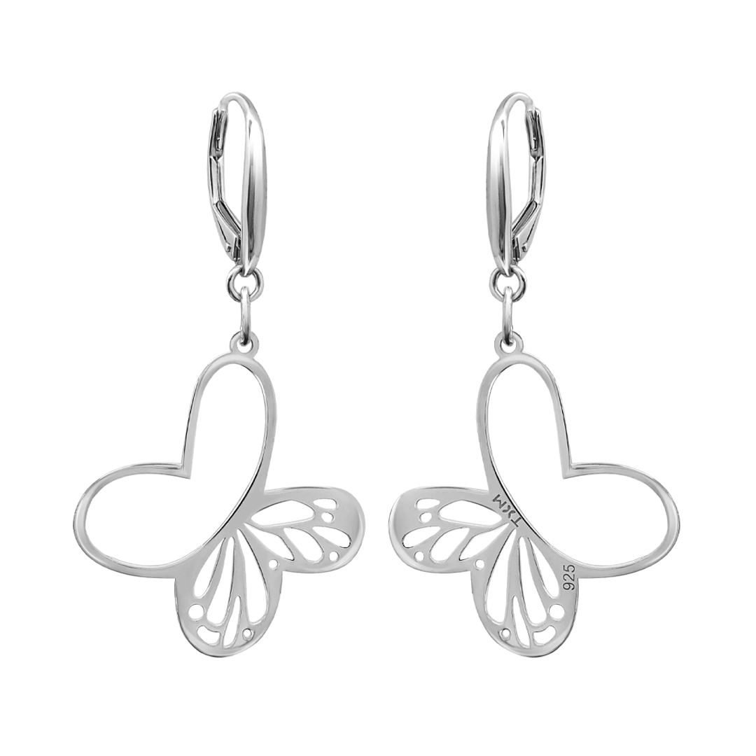 Aretes Plata 925 Monarca Mariposa - Tanya Moss