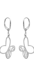 Aretes Plata 925 Monarca Mariposa - Tanya Moss