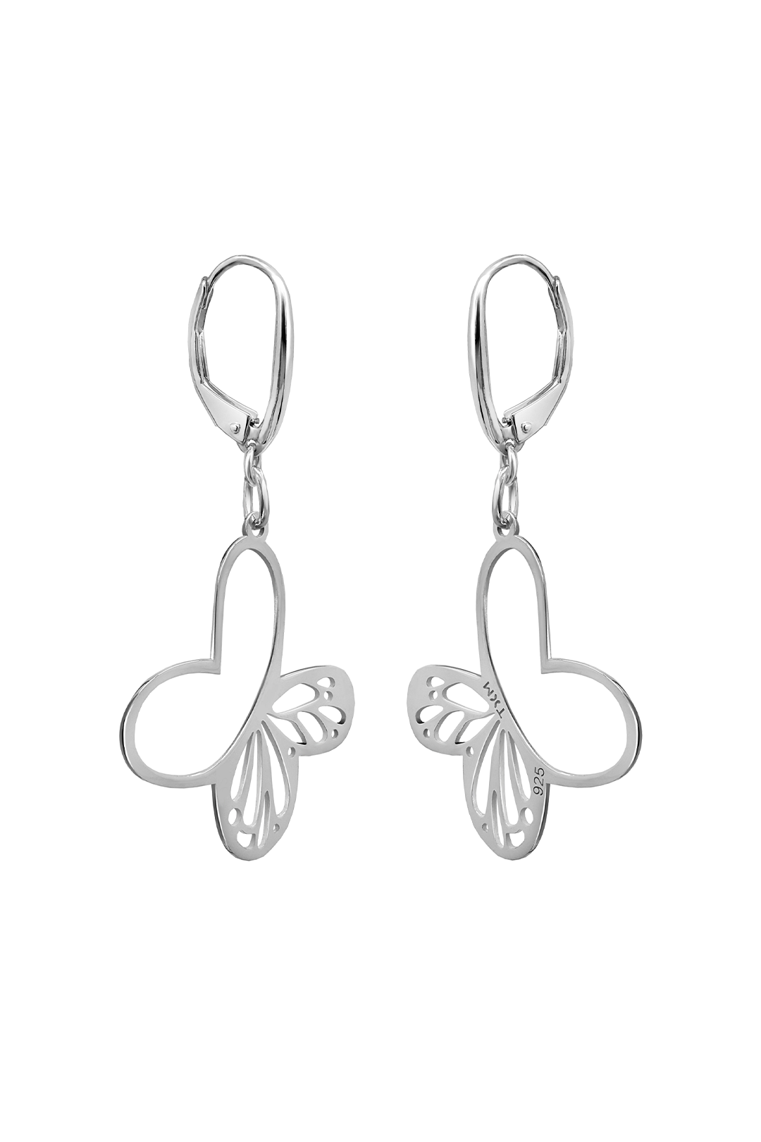 Aretes Plata 925 Monarca Mariposa - Tanya Moss