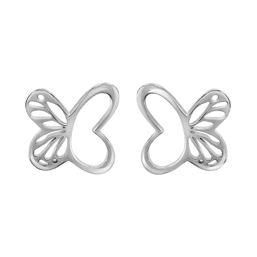 Broquel Mini Mujer Plata 925 Monarca Mariposa
