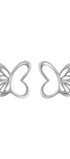 Broquel Mini Mujer Plata 925 Monarca Mariposa - Tanya Moss