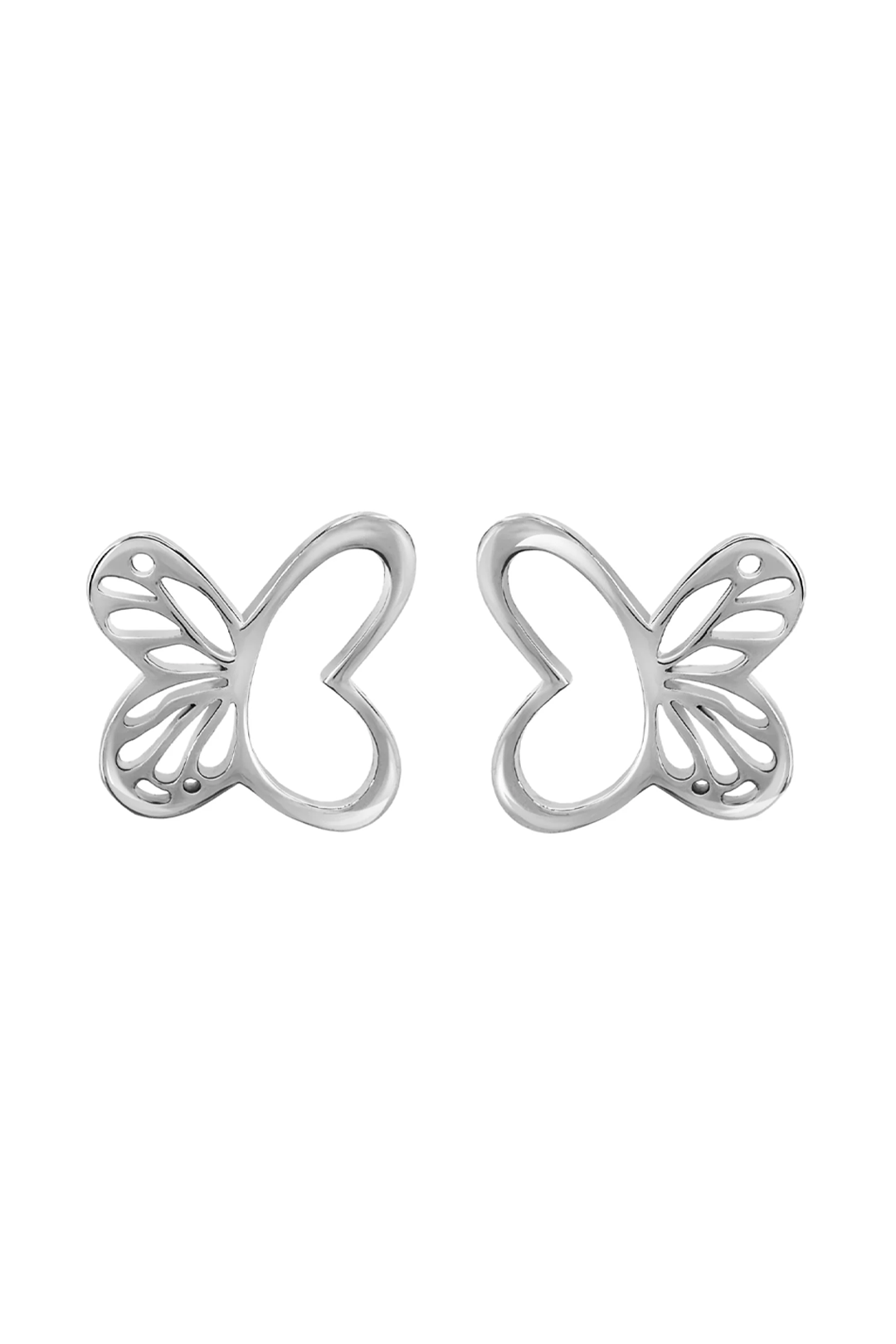 Broquel Mini Mujer Plata 925 Monarca Mariposa