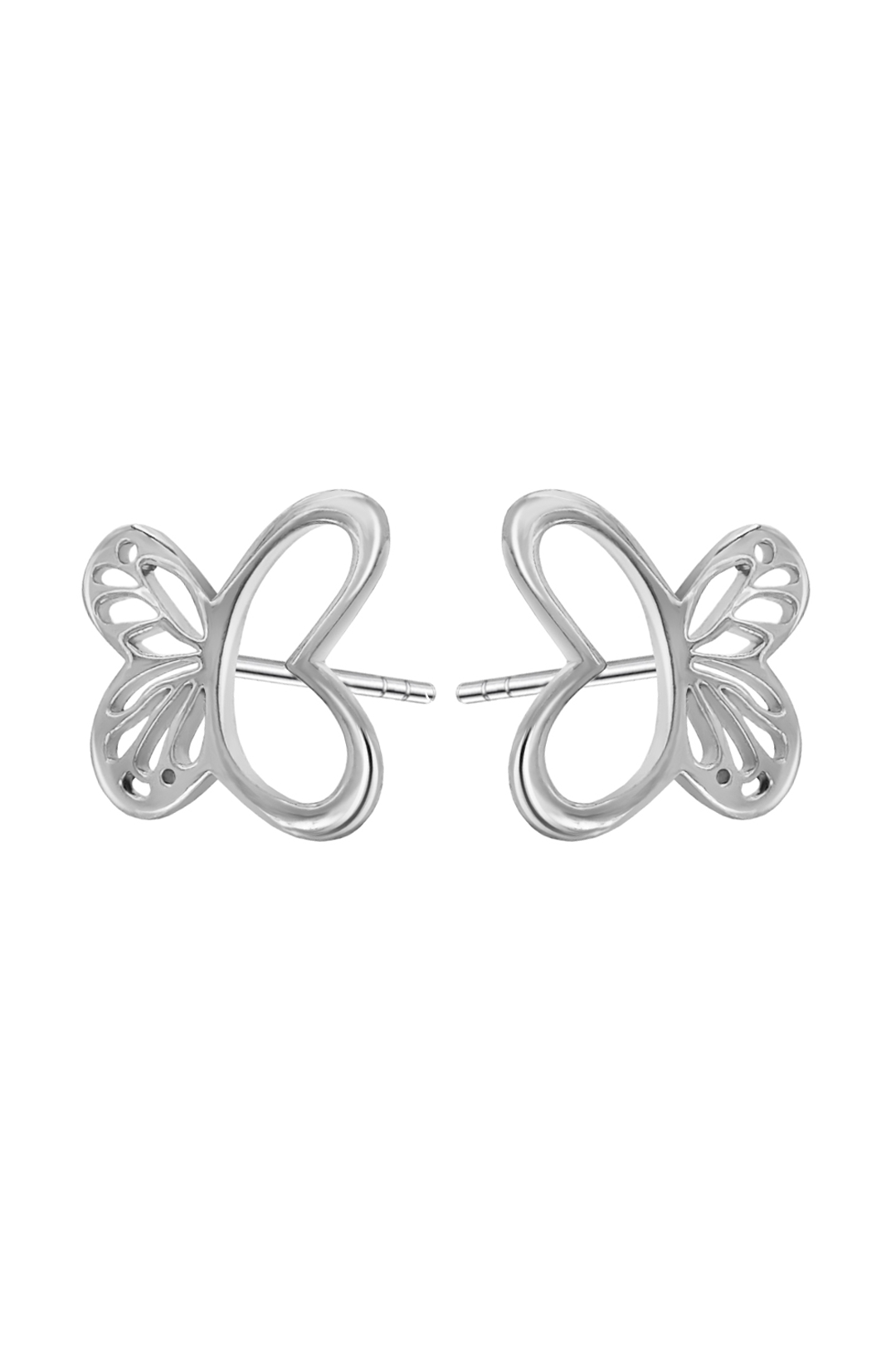 Broquel Mini Mujer Plata 925 Monarca Mariposa