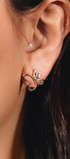 Broquel Mini Mujer Plata 925 Monarca Mariposa - Tanya Moss