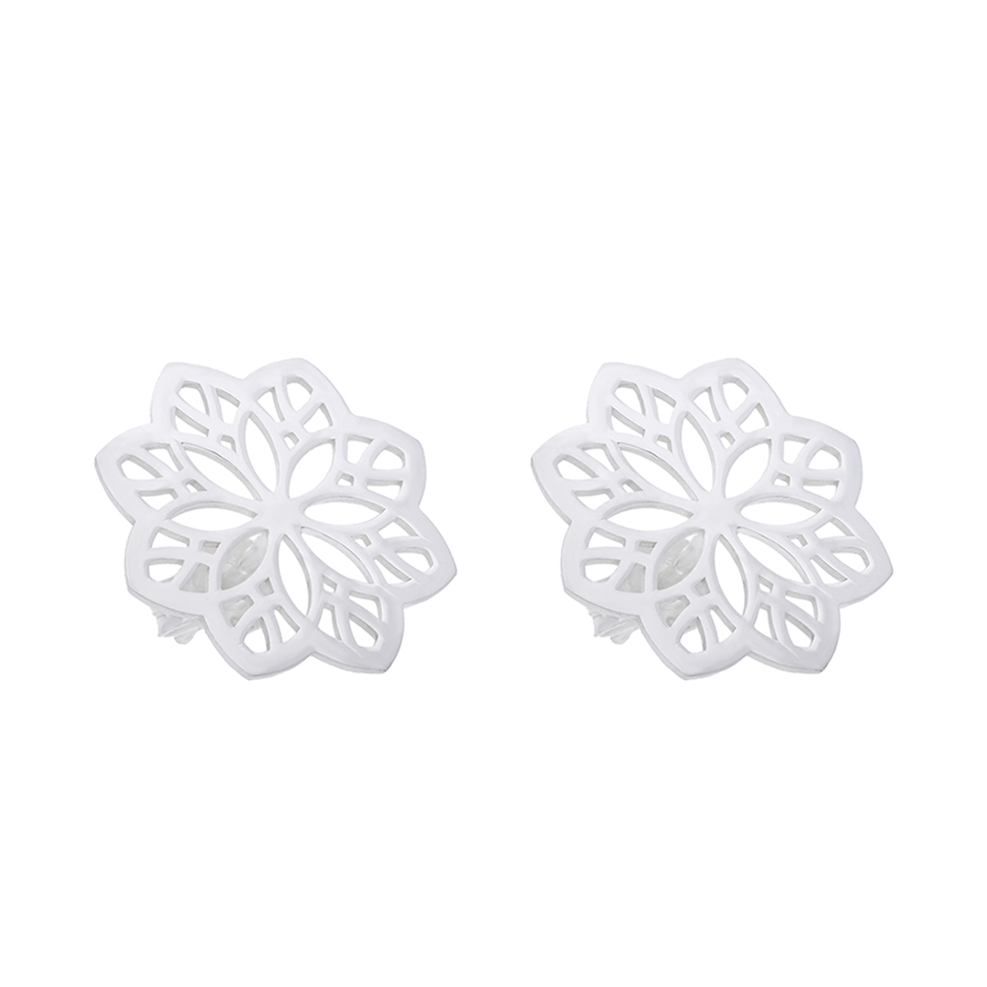 Broqueles Mujer Plata 925 Geometría Sagrada - Tanya Moss