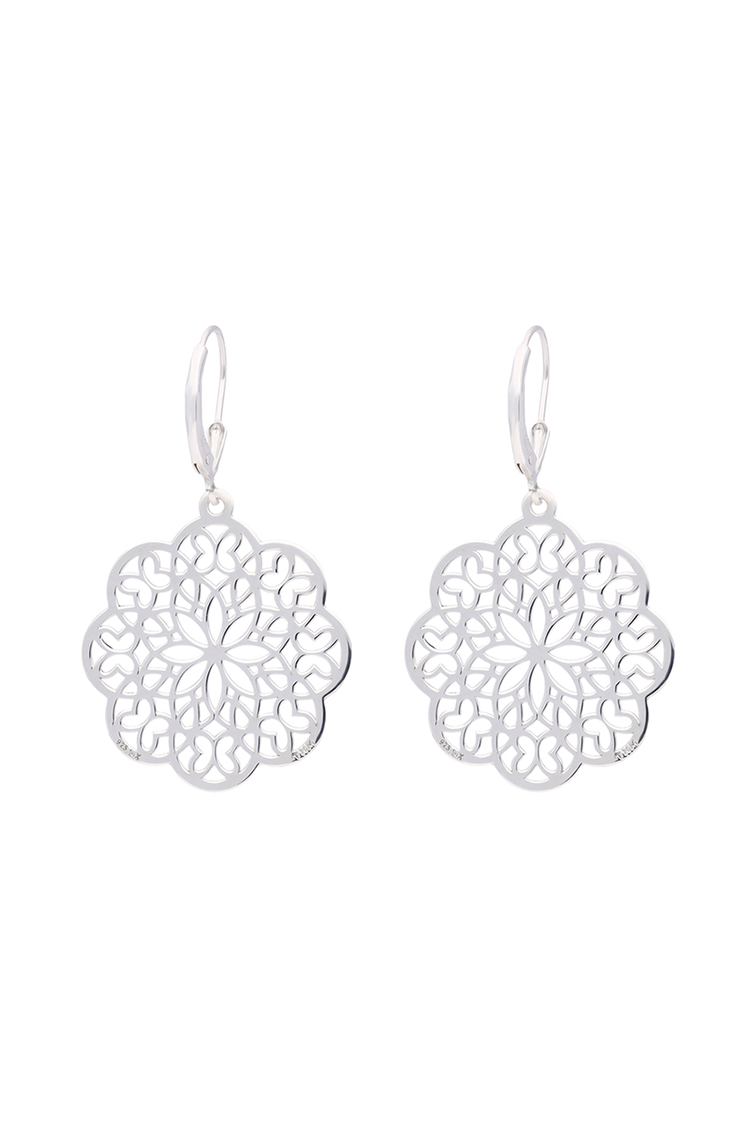 Aretes Plata 925 Geometría Sagrada