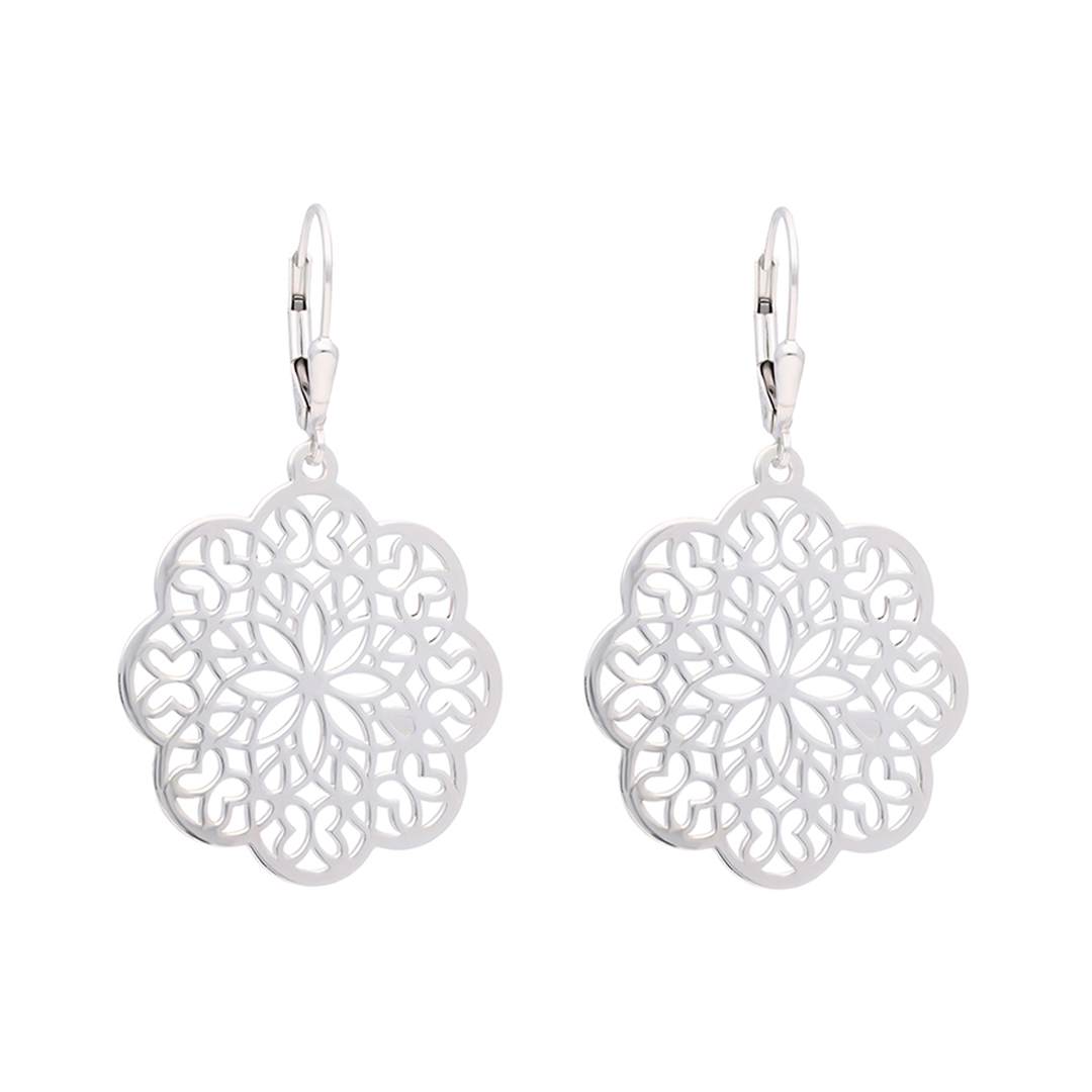 Aretes Plata 925 Geometría Sagrada
