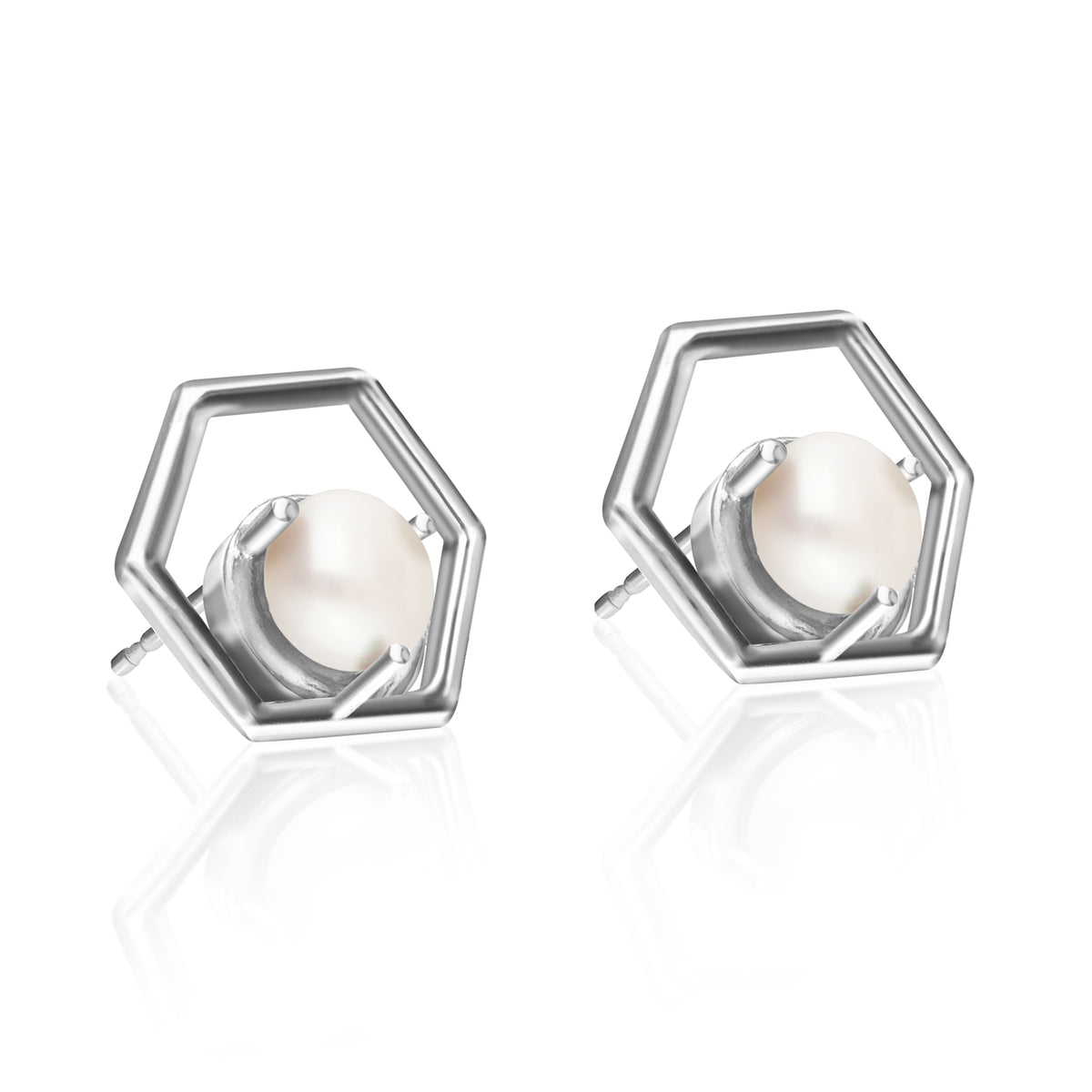 Broquel Hexágono con Perla