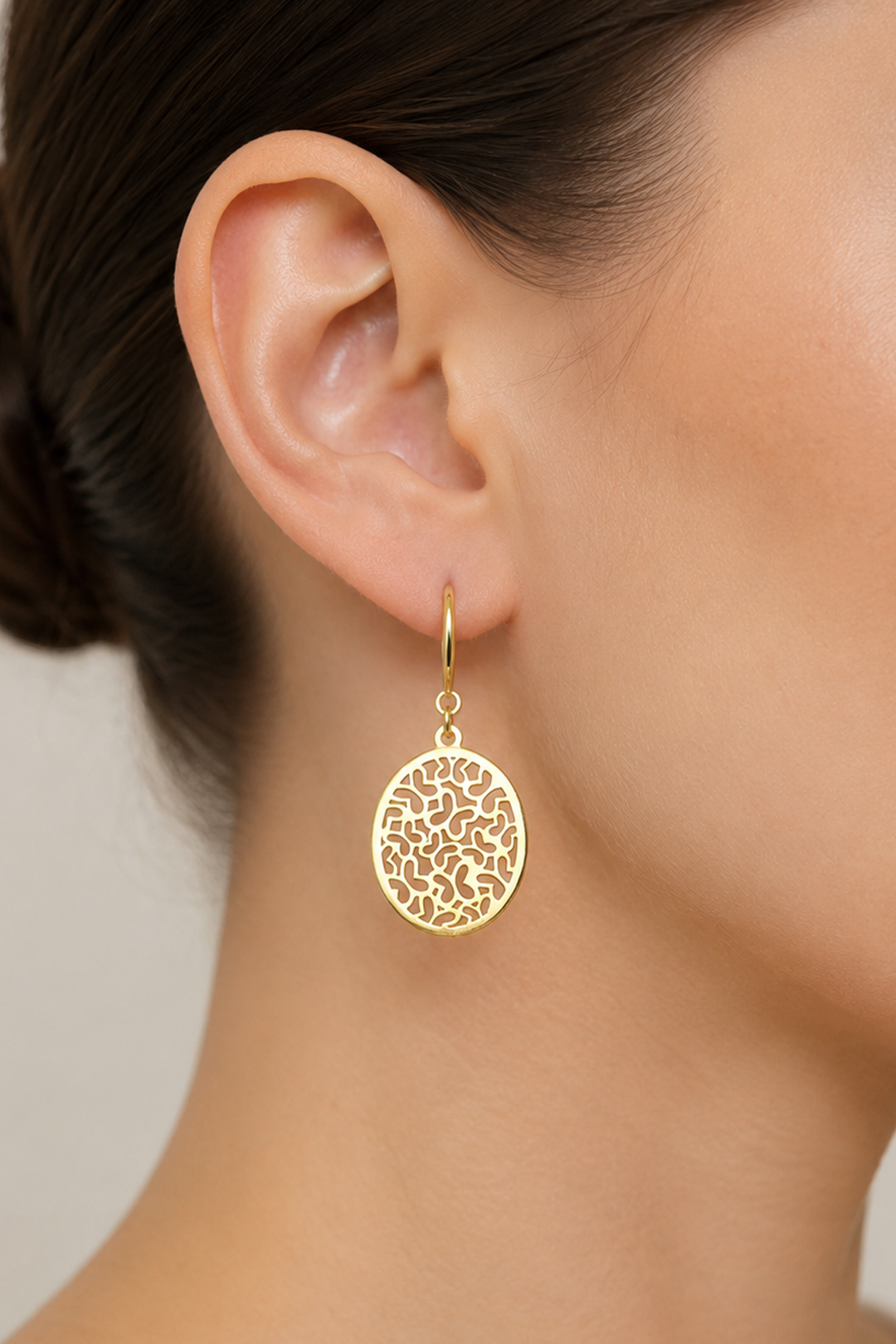 Aretes Plata 925 Religioso Virgen Guadalupe Mariposas Dorados