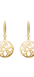 Aretes Plata 925 Joy Circulo Dorados - Tanya Moss