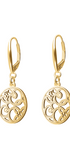 Aretes Plata 925 Joy Circulo Dorados - Tanya Moss