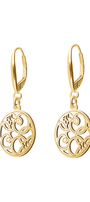 Aretes Plata 925 Joy Circulo Dorados - Tanya Moss