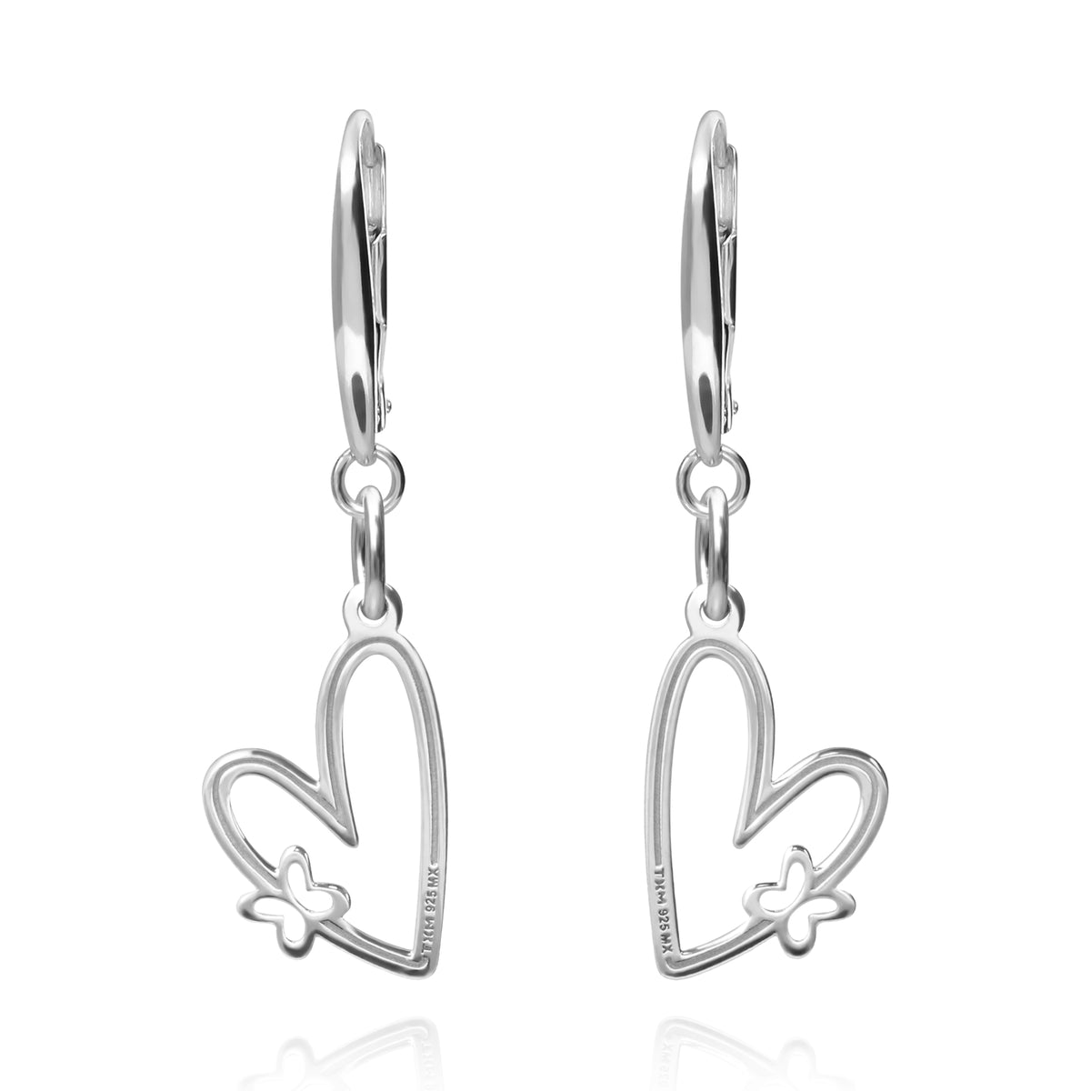 Aretes Mujer Plata 925 Carisma Corazon