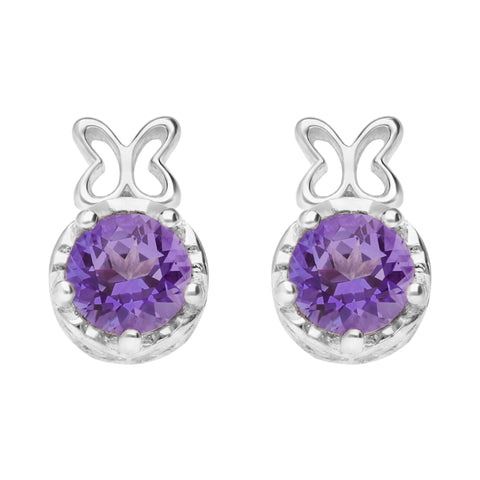 Broqueles Plata 925 Valeska Con Topacio - Tanya Moss