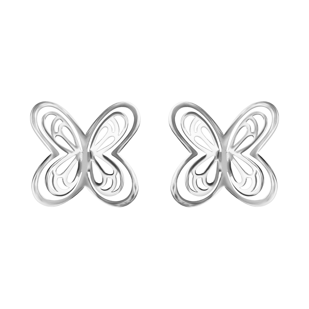 Broqueles Mujer Plata 925 Aurora Mariposa