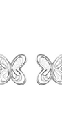 Broqueles Mujer Plata 925 Aurora Mariposa