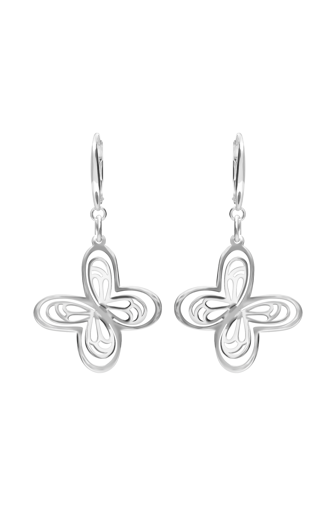 Aretes Plata 925 Aurora Mariposa
