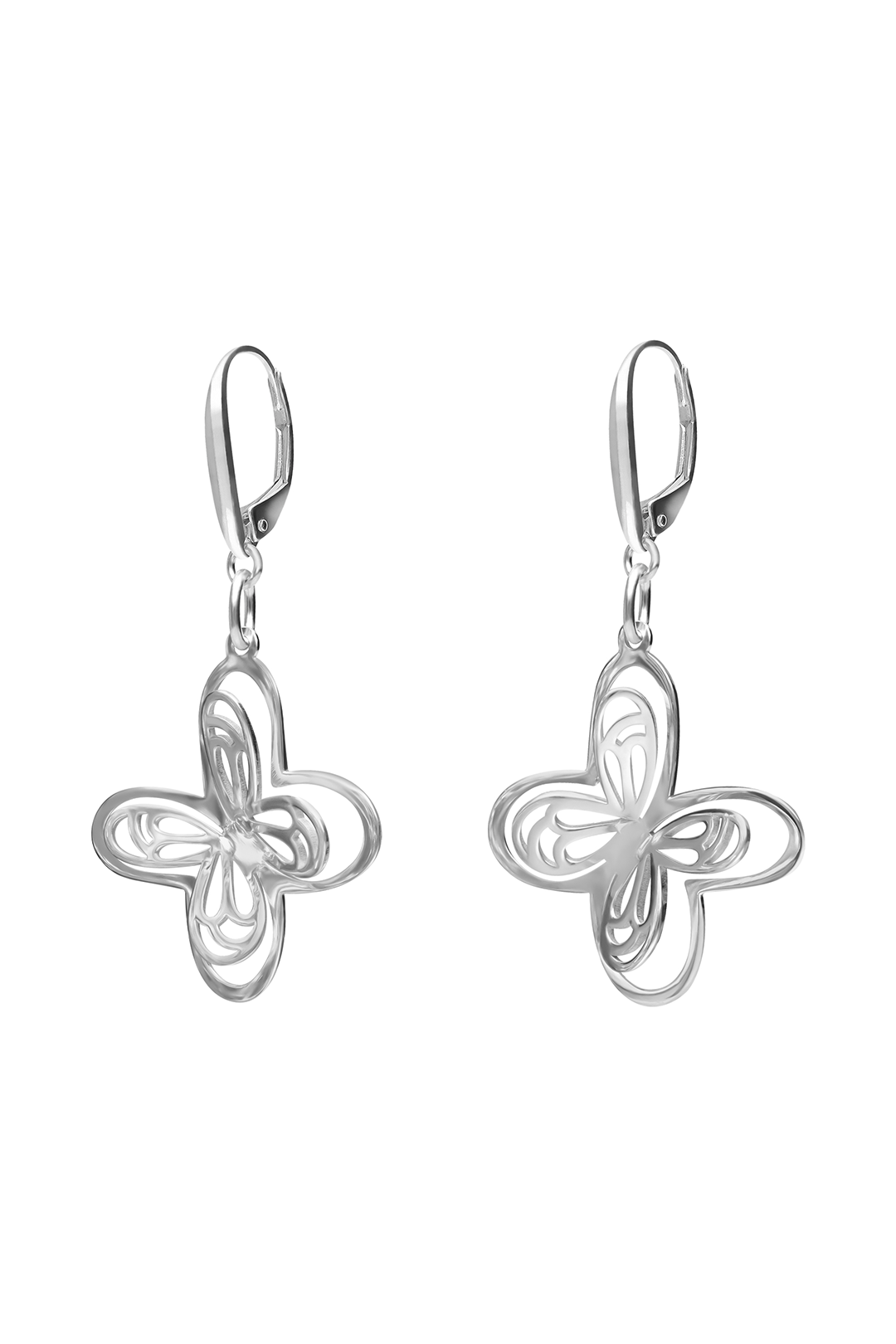 Aretes Plata 925 Aurora Mariposa