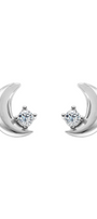Broqueles Luna Con Circonia - Tanya Moss