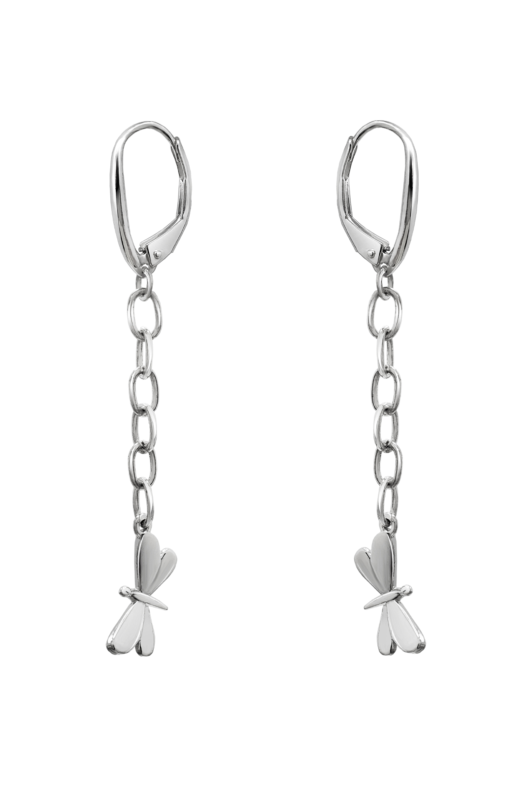 Aretes Plata 925 Alegría Libélula Colgantes