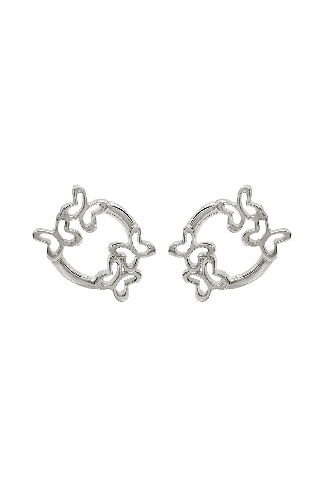 Broqueles Plata 925 Única Mariposas