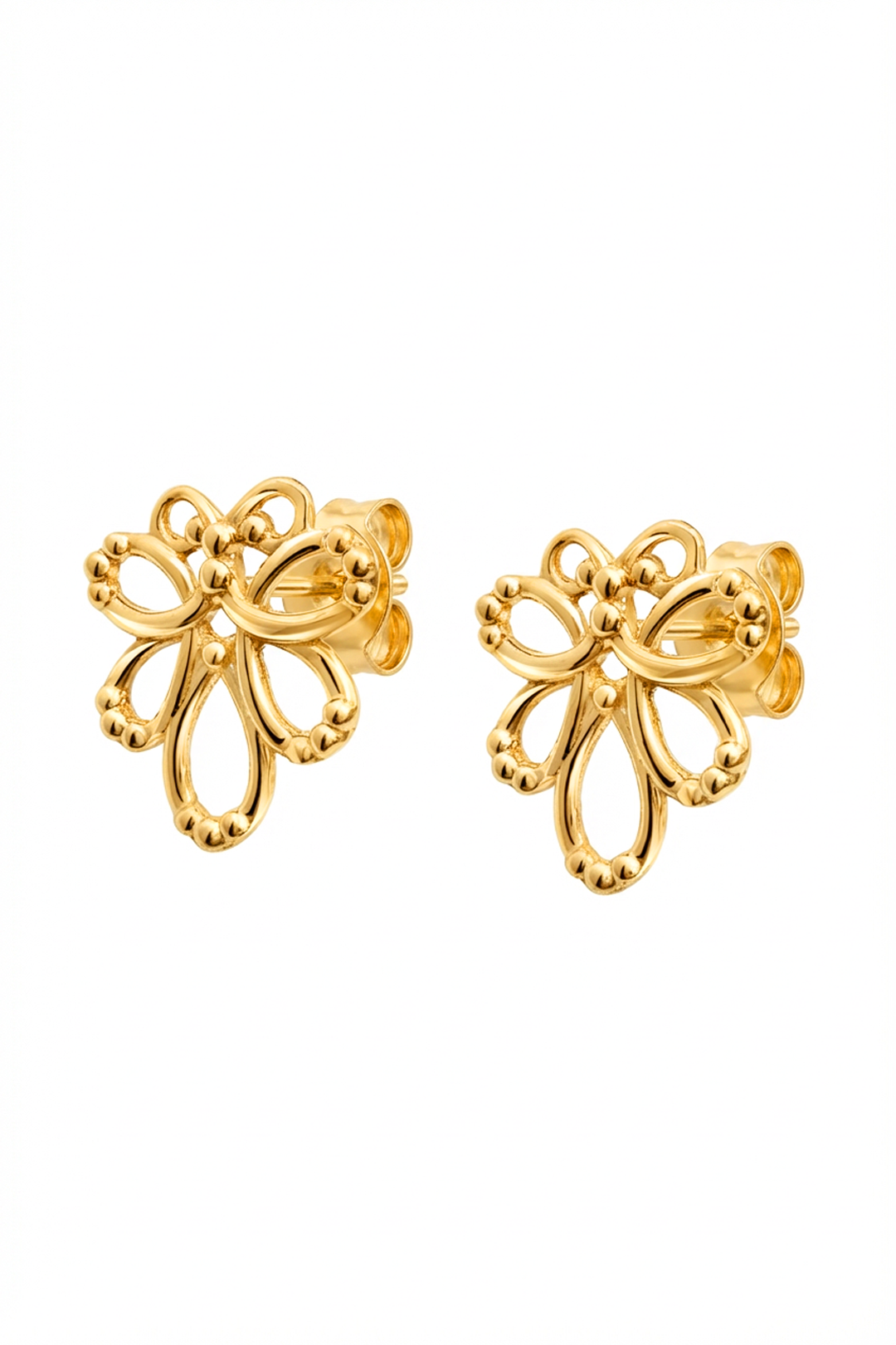Broqueles Mujer Plata 925 Serenata Dorados